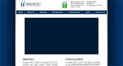 Desktop Screenshot of miillercpa.com
